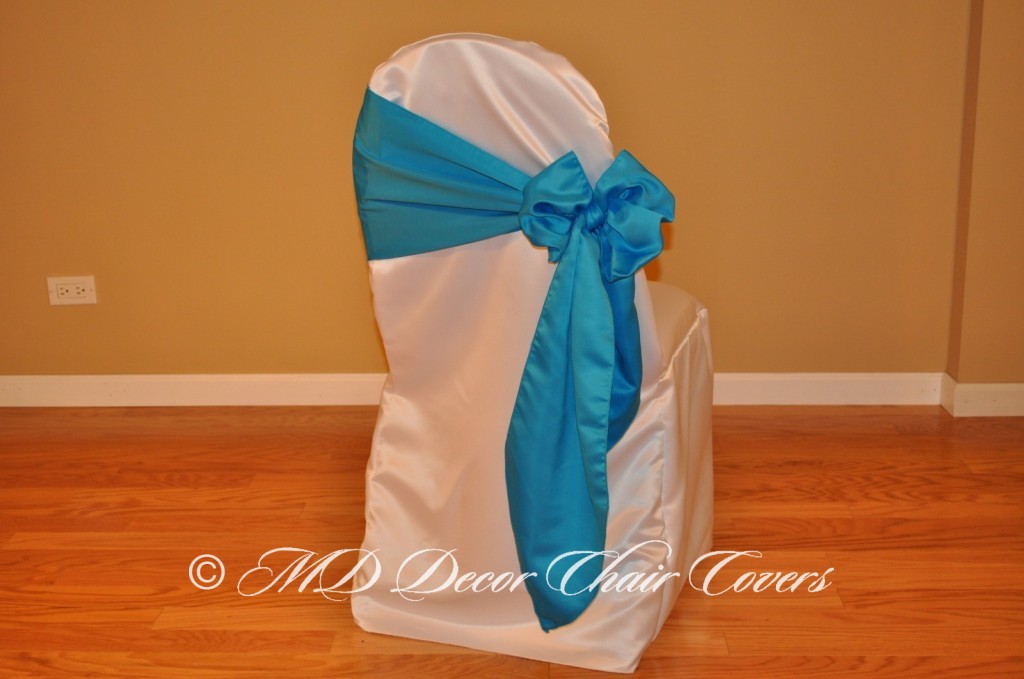 Turquoise Butterfly Bow Style On The Side